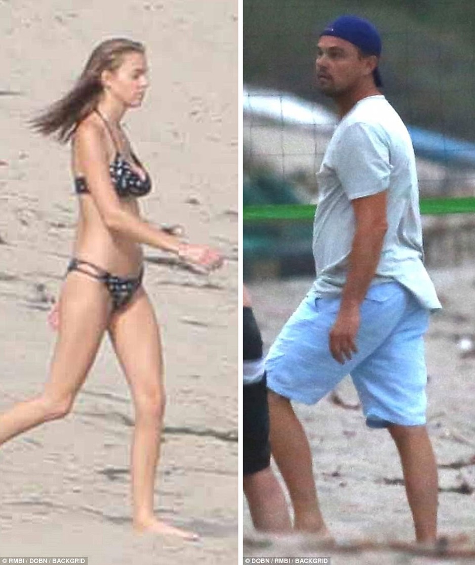 Leonardo DiCaprio đi tắm biển cùng người mẫu áo tắm 9x - 1
Leonardo và người mẫu trẻ Elizabeth Turner xuất hiện cùng nhau trên bãi biển ở Malibu, ngày 3/9 vừa rồi.