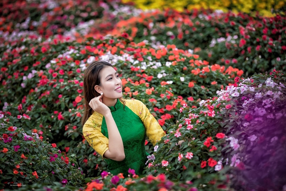 Hoa khôi Hà Giang khoe sắc rạng rỡ đầu Xuân trong tà áo dài - 14 Hoa khôi Hà Giang khoe sắc rạng rỡ đầu Xuân trong tà áo dài - 14