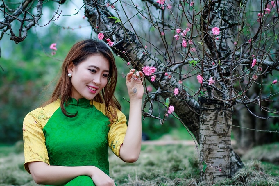 Hoa khôi Hà Giang khoe sắc rạng rỡ đầu Xuân trong tà áo dài - 6 Hoa khôi Hà Giang khoe sắc rạng rỡ đầu Xuân trong tà áo dài - 6