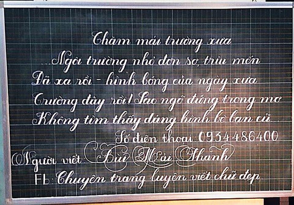 Địa chỉ luyện viết chữ đẹp uy tín của cô Hải Thanh giữa lòng Hà Nội - 2 Địa chỉ luyện viết chữ đẹp uy tín của cô Hải Thanh giữa lòng Hà Nội - 2