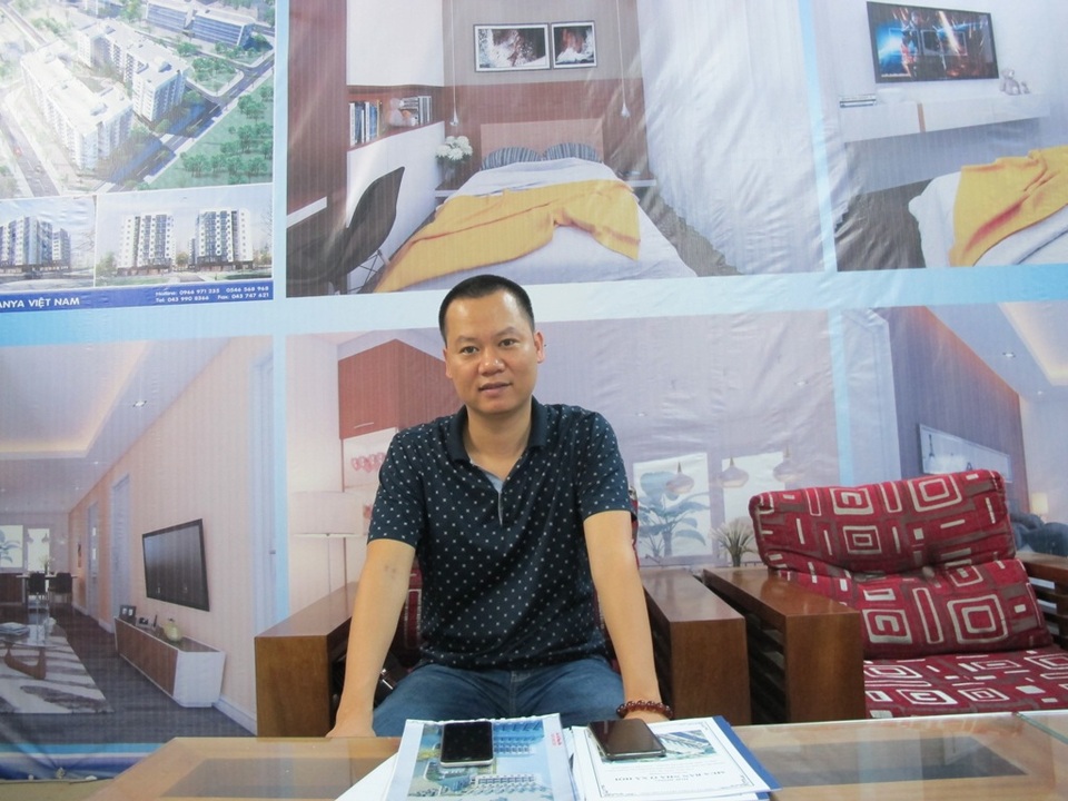 Lý giải nguyên nhân nhà ở xã hội Aranya Huế chậm tiến độ - 9 Ông Chu Tiến Dũng, Phó Chủ tịch thường trực Công ty CP Aranya Việt Nam làm việc với PV Dân trí tại Huế