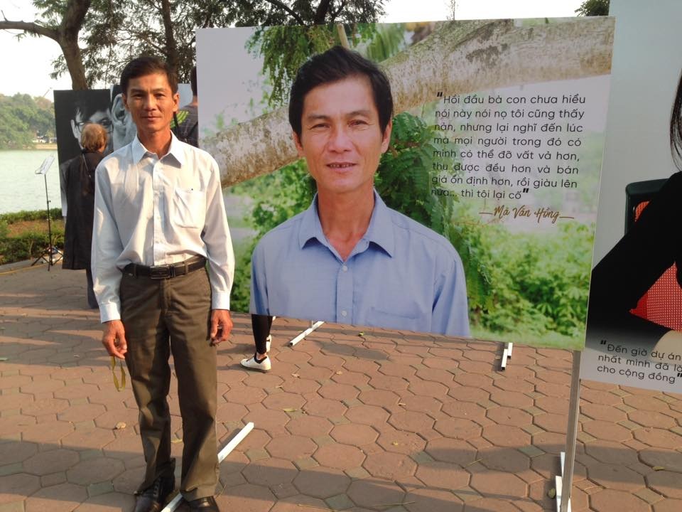 Triển lãm “Cất cánh” tôn vinh người phụ nữ, xóa định kiến giới - 4 Ông Mã Văn Hồng.