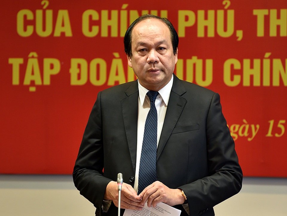 Một cuộc họp trực tuyến toàn quốc, chi phí cũng cả tỷ đồng - 1 Bộ trưởng Mai Tiến Dũng - Tổ trưởng tổ công tác của Thủ tướng kiểm tra tại VNPT.