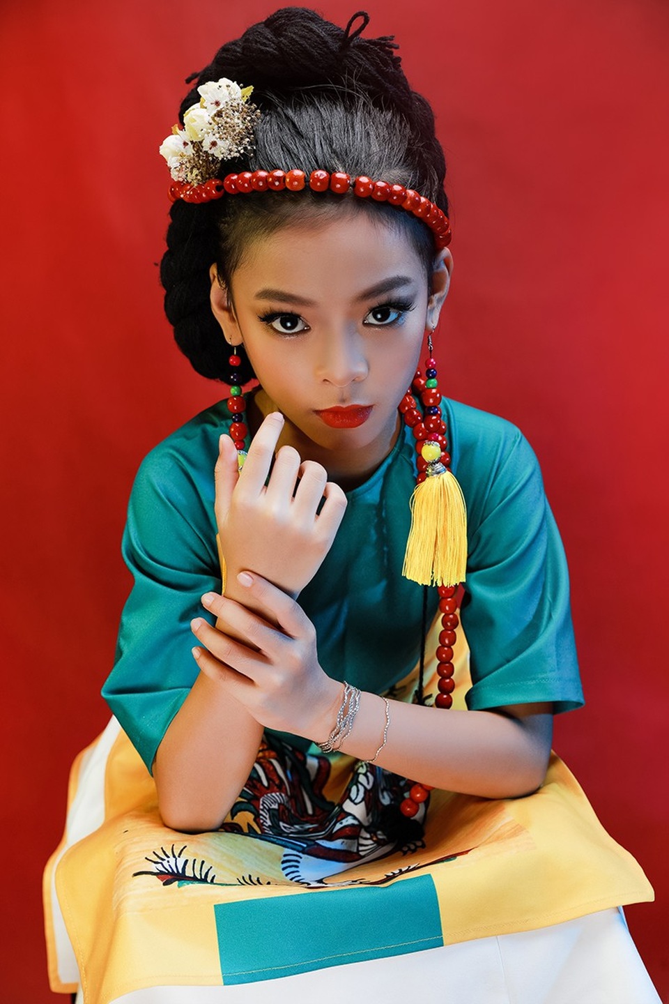 Mẫu nhí có thần thái chuyên nghiệp Phương Thảo