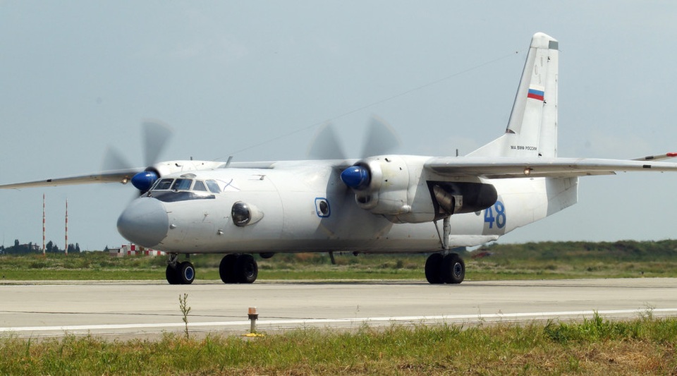 Máy bay quân sự Nga gặp nạn, 1 quân nhân tử nạn - 1 Máy bay Antonov An-26 của Nga (Ảnh: Sputnik)