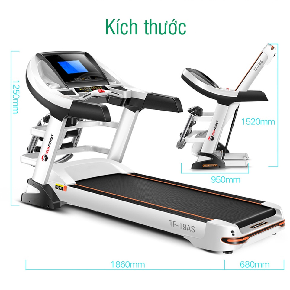 Món quà Tết dưới 10 triệu giàu ý nghĩa cho mọi gia đình Việt ngày đầu năm - 2
Máy chạy bộ TechFitness 19AS