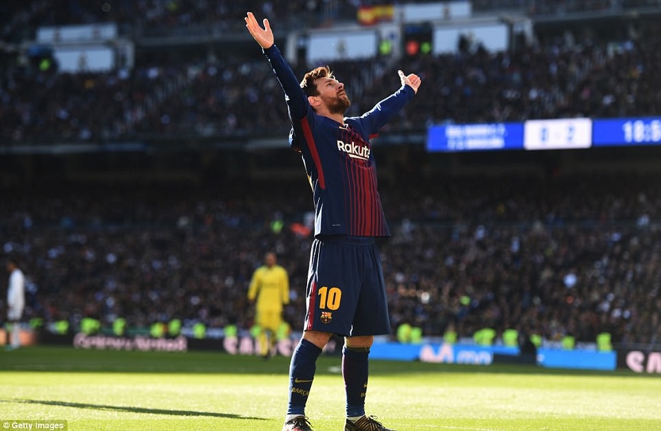 Chấm điểm trận Real Madrid - Barcelona: Ngả mũ trước Messi - 1 Messi là ông vua ở trận Siêu kinh điển