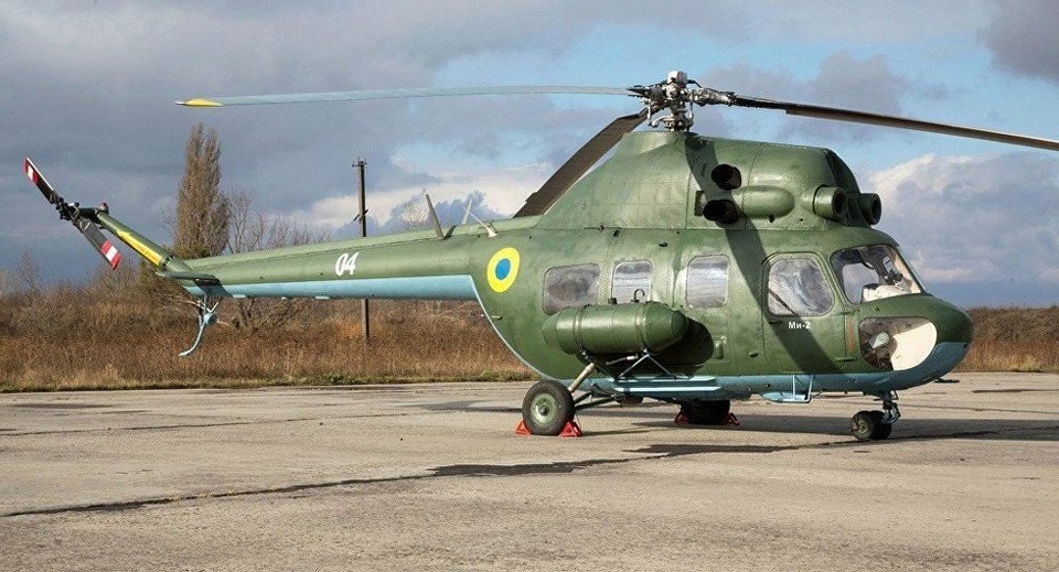 Trực thăng quân sự Mi-2 của Ukraine (Ảnh: Sputnik)