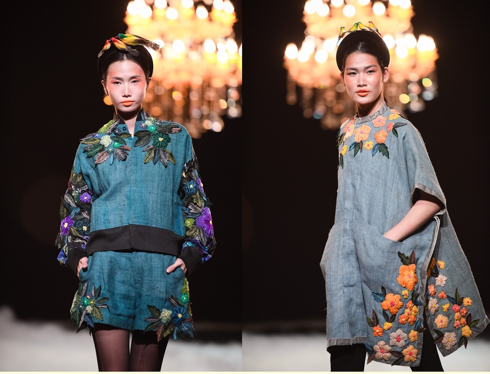 Để có những trang phục thời trang cao cấp, sang trọng, tinh tế và lịch lãm cống hiến cho giới mộ đạo, các NTK và thợ đã phải thực hiện bằng tay rất công phu. Những nghệ nhân, thợ thủ công ở Việt Nam mình rất nhiều và rất khéo léo, đấy là một trong những điều kiện để thời trang cao cấp của chúng ta phát triển.