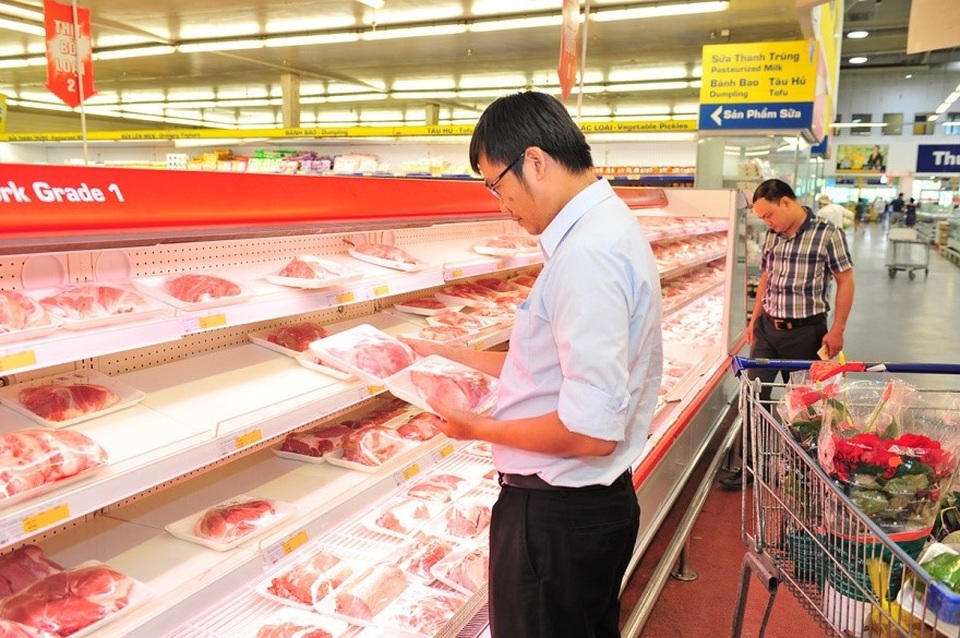 Phát triển mô hình trạm trung chuyển nông thủy sản đến siêu thị - 1 Hiện nay, thịt lợn tại trạm trung chuyển Đồng Nai đã được phân phối chính thức tại hệ thống MM Mega Market phía Nam.