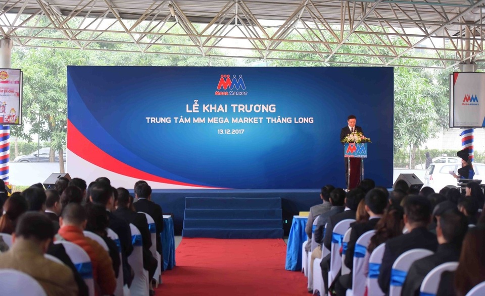 Tập đoàn TCC khẳng định cam kết phát triển tại khu vực phía Bắc - 3 Ông Phidsanu Pongwatana, Giám đốc điều hành MM Mega Market Việt Nam phát biểu tại Lễ khai trương.