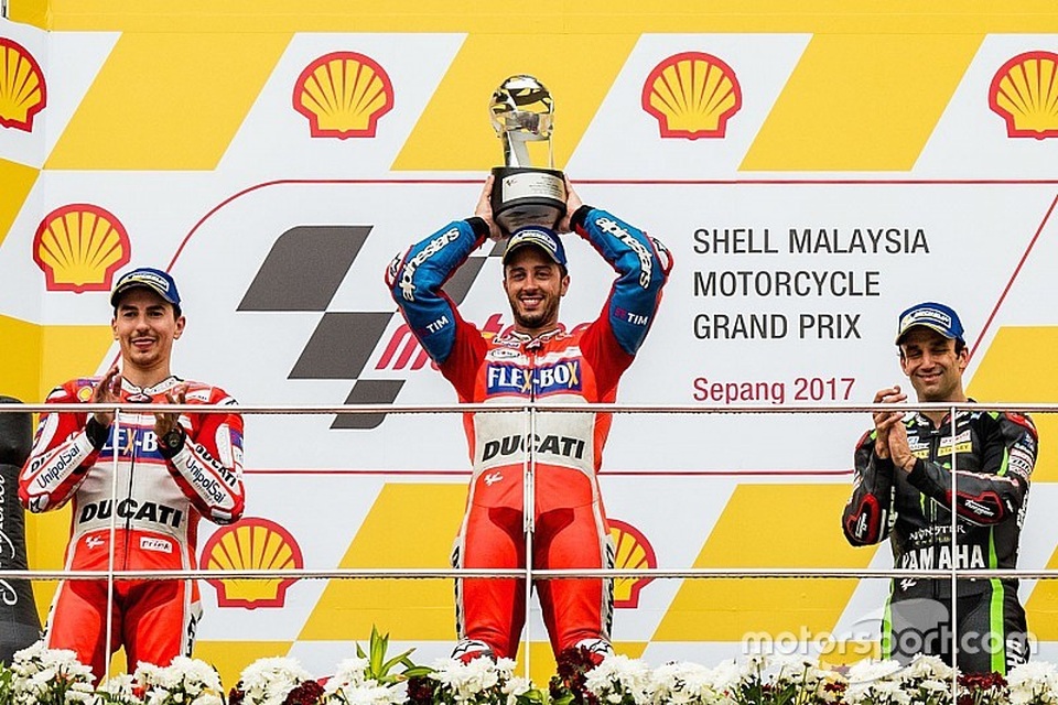 Dovizioso giành chiến thắng tại Sepang khiến Marquez không thể vô địch sớm - 6 Dovizioso giành chiến thắng tại Sepang khiến Marquez không thể vô địch sớm - 6