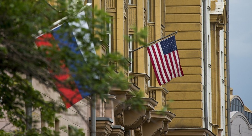 Nga cảnh báo đóng cửa tổng lãnh sự quán Mỹ - 1
Đại sứ quán Mỹ tại Moscow (Ảnh: Getty)
