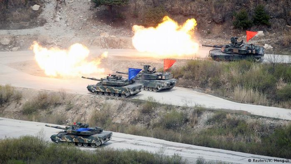 Triều Tiên đề nghị họp khẩn Liên Hợp Quốc - 1
Triều Tiên đề nghị Hội đồng Bảo an Liên Hợp Quốc họp khẩn để phản đối cuộc tập trận chung Mỹ-Han. (Ảnh minh họa: Reuters)