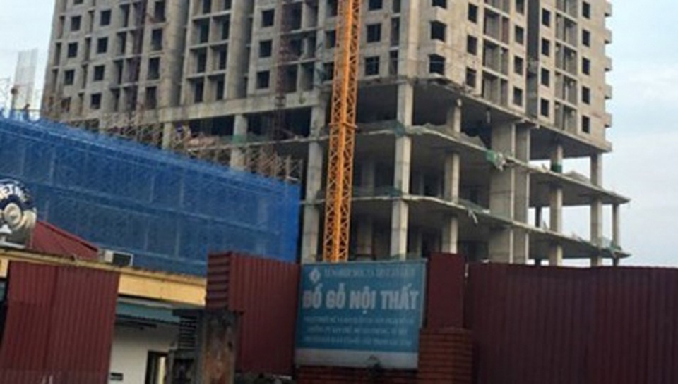 Đề xuất phạt 1,5 tỷ đồng và tước giấy phép chung cư Mỹ Sơn Tower - 1
Mỹ Sơn Tower bị đề xuất tước quyền sử dụng giấy phép xây dựng đã được cấp trước đó. (Ảnh: Tiền Phong)