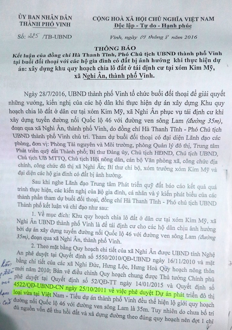 Nghệ An: Ban tuyên giáo Tỉnh ủy chỉ đạo xử lý thông tin Báo Dân trí đăng tải! - 4 Nghệ An: Ban tuyên giáo Tỉnh ủy chỉ đạo xử lý thông tin Báo Dân trí đăng tải! - 4
