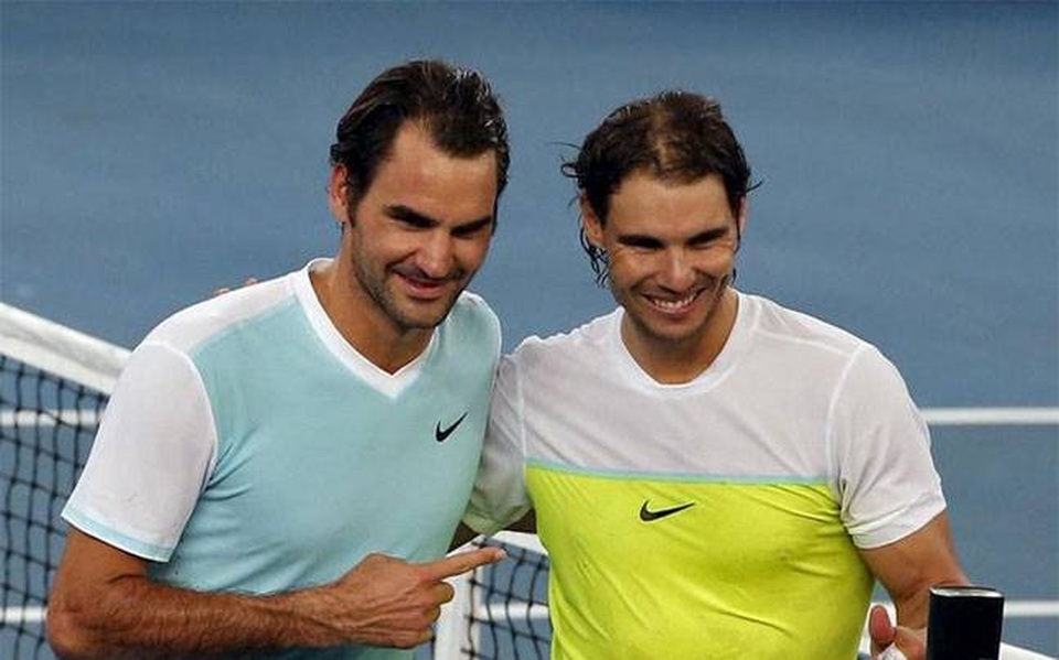 Nadal - Federer: Tình bạn và những hoài niệm - 1
Federer (trái) có 17 danh hiệu Grand Slam, Nada (phải) có 14 danh hiệu Grand Slam