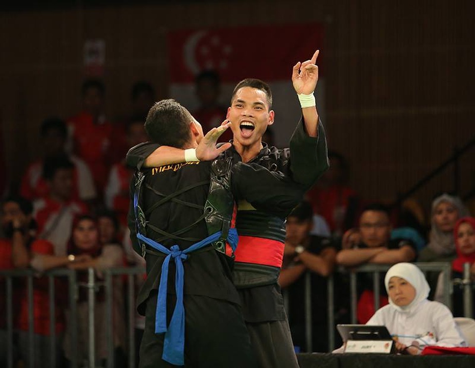 Nhật ký SEA Games 29 ngày 29/8: Pencak Silat giành ba tấm HCV - 17
Sự phấn khích của Nam khi liên tục dẫn điểm trước đối thủ ảnh: Q.H