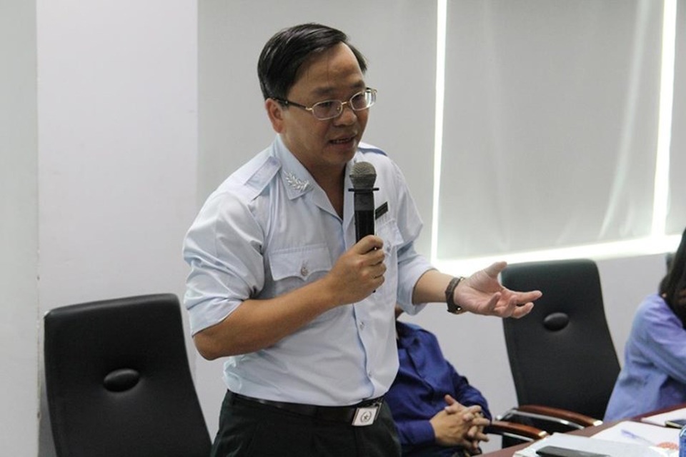 Ông Trương Công Nam, Phó Chánh thanh tra Sở Xây dựng TPHCM (Ảnh: H.Giang)