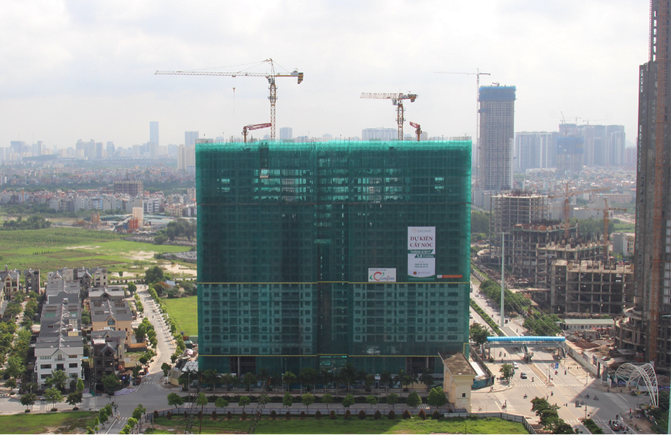 Anland Complex: Hàng trăm khách hàng tham dự sự kiện bán hàng đặc biệt - 4 Anland đã chính thức cất nóc vào tháng 6/2017 và đang khẩn trương đi vào giai đoạn hoàn thiện