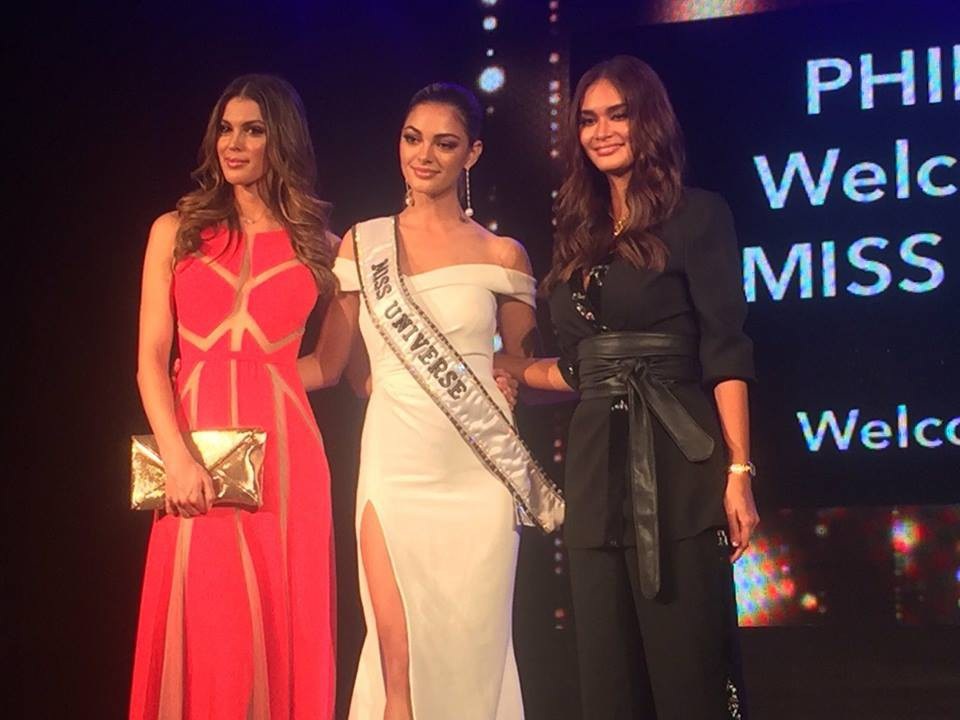 Ba hoa hậu hoàn vũ "đọ dáng" tại Philippines - 6
Ba người đẹp thu hút sự chú ý của truyền thông Philippines mấy ngày qua.
