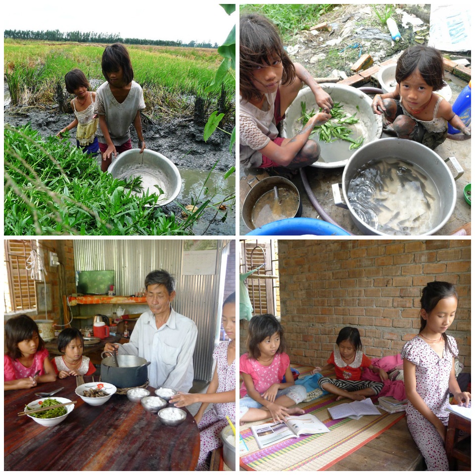 Thương 3 chị em mồ côi quần áo rách bươm, chạy ăn từng bữa - 3
Do cuộc sống quá khó khăn, ông nội của ba chị em Ngà già yếu nên các em lo sợ một ngày phải bỏ học