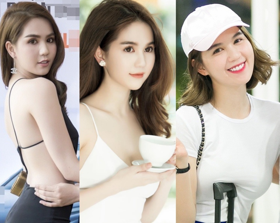 Đồng loạt cắt phăng mái tóc dài, dàn mỹ nhân Việt ai mê đắm hơn? - 1 Trung thành với mái tóc suôn dài từ nhiều năm nay, nhưng mới đây, Ngọc Trinh đã làm mới diện mạo của mình bằng việc cắt phăng mái tóc dài thành tóc ngắn được tạo kiểu với những lọn tóc layer uốn xoăn nhẹ. Cô còn nhuộm tóc vàng nổi bật, đây là kiểu tóc Hàn Quốc được nhiều cô gái lựa chọn theo xu hướng năm nay. Tuy nhiên bên cạnh những ý kiến ủng hộ thì phần đông đều cho rằng, kiểu tóc dài bồng bềnh vẫn giúp Ngọc Trinh quyến rũ, gợi cảm và nổi bật hơn hẳn.