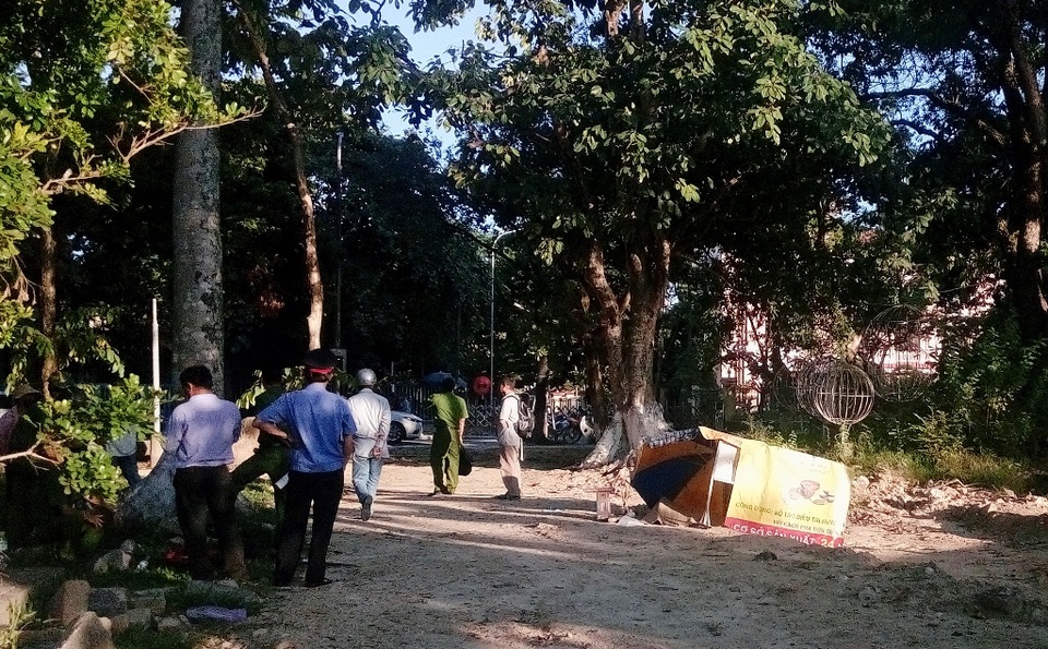 
Công viên Lý Tự Trọng nơi ông S. ra ngồi nghỉ sau khi chạy thận nhân tạo và bị tử vong.
