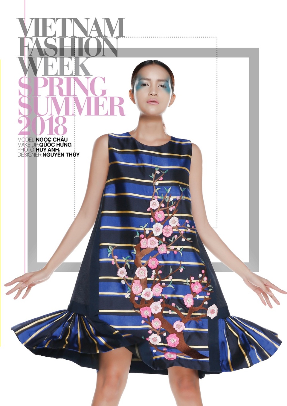 Nguyễn Thúy: Với chất liệu lụa Bảo Lộc dệt riêng cho cravat, Nguyễn Thúy đã dung hòa được vẻ đẹp mong manh của lụa và nét cứng cỏi của những họa tiết dệt 3D. Được biết chất liệu này chỉ dành riêng để xuất khẩu sang Nhật Bản. Với mong muốn đưa những chất liệu quý dành cho thị trường Việt Nam, Nguyễn Thúy đã kỳ công thuyết phục các nhà máy thử nghiệm chất liệu này cho thị trường nội địa.