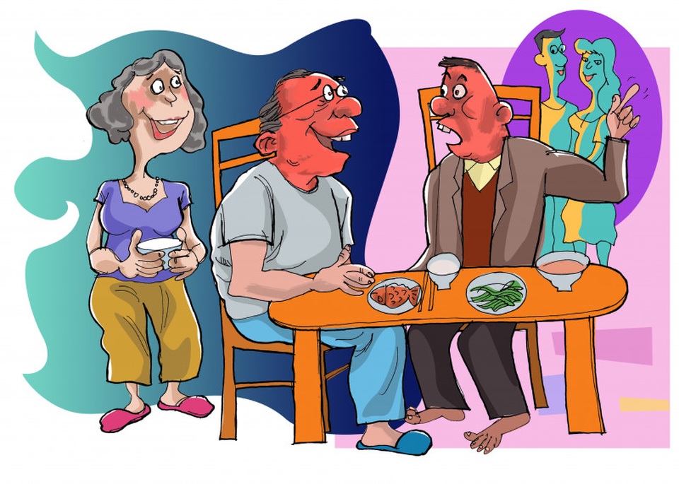 Suy diễn sinh hiểu lầm nhau - 1
Hóa ra, cả hai gia đình đều chưa hiểu rõ con mình (Minh họa: Thuần Phong)