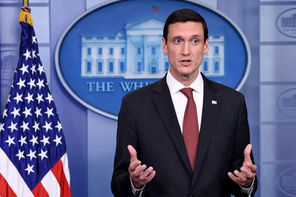 Cố vấn an ninh Nhà Trắng lên tiếng về video Tổng thống Trump “đấm” CNN - 1
Cố vấn an ninh nội địa của Nhà Trắng Thomas Bossert. (Ảnh: AFP)