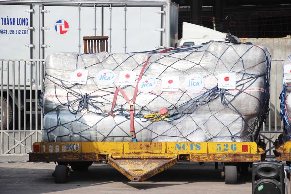 Nhật Bản hỗ trợ khẩn cấp cho vùng thiệt hại thiên tai ở Yên Bái, Hòa Bình - 4 Số hàng cứu trợ này sẽ được chuyển đến người dân trong thời gian sớm nhất.