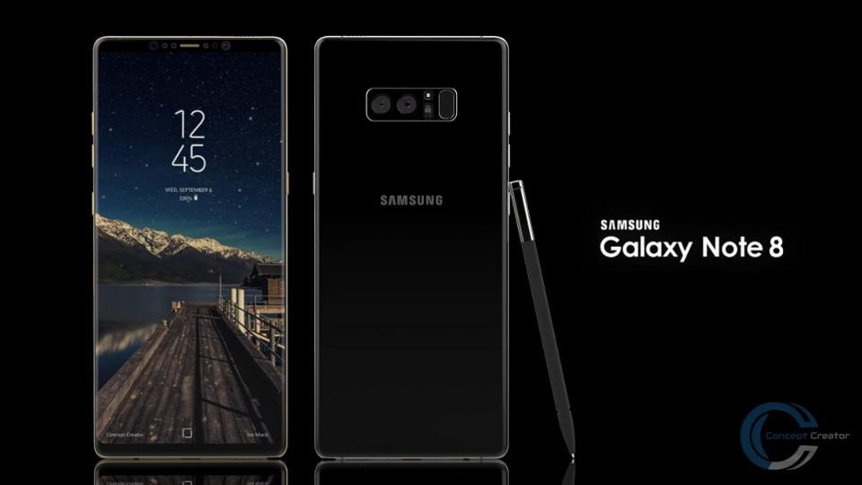 Galaxy Note 8 lộ ảnh rõ nét trước ngày ra mắt - 2
Một bản concept về Galaxy Note 8 dựa theo các tin đồn.