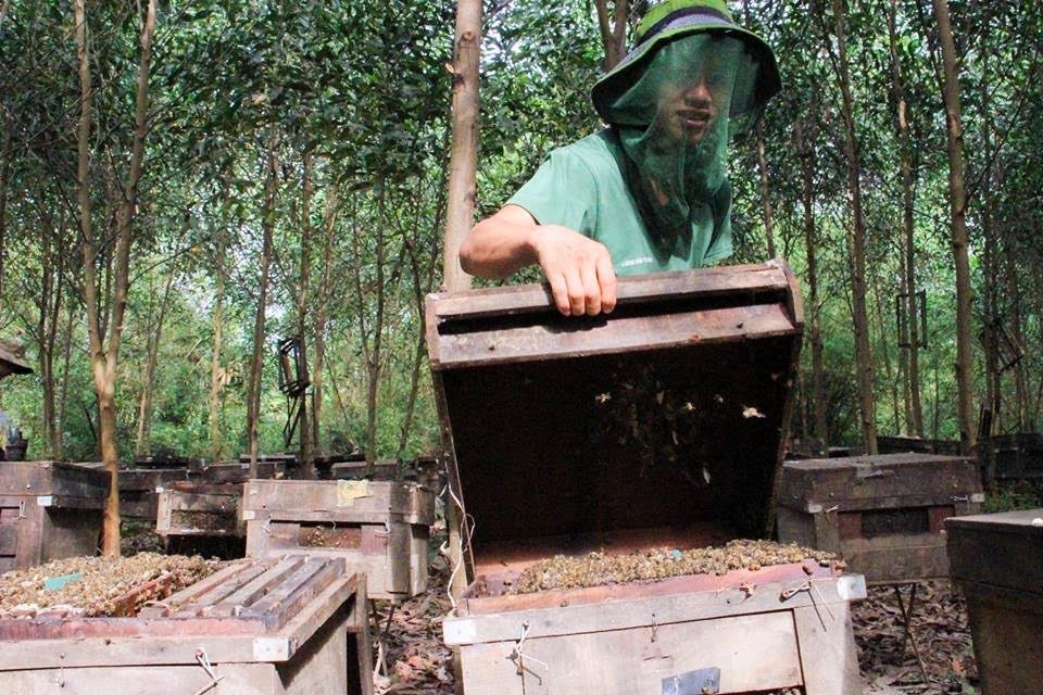 "Triệu" dân lên nộp "phí nuôi ong", bị phản ứng lại đổ... lỗi đánh máy - 1 Người nuôi ong lưu động tại xã Kỳ Tây đang bị chính quyền địa phương thu khoản phí vô lý