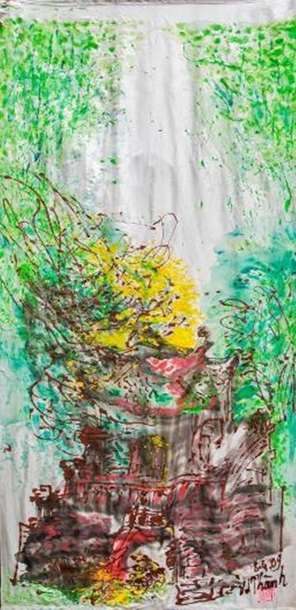 Triển lãm tranh "Hương Sắc Việt Nam" tại Romania - 6 Ô Quan Chưởng.