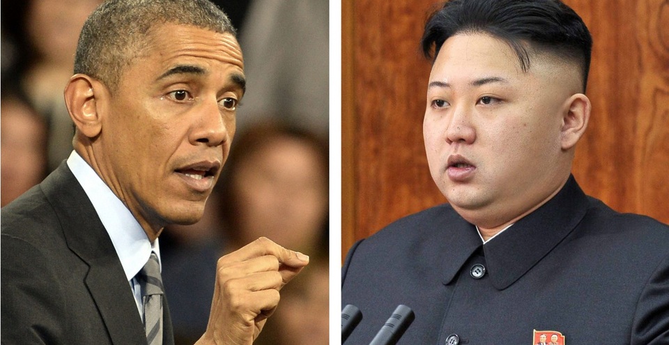 Cựu Tổng thống Obama nói gì về ông Kim Jong-un? - 1 Cựu Tổng thống Barack Obama (trái) và nhà lãnh đạo Kim Jong-un (Ảnh: Newscom)