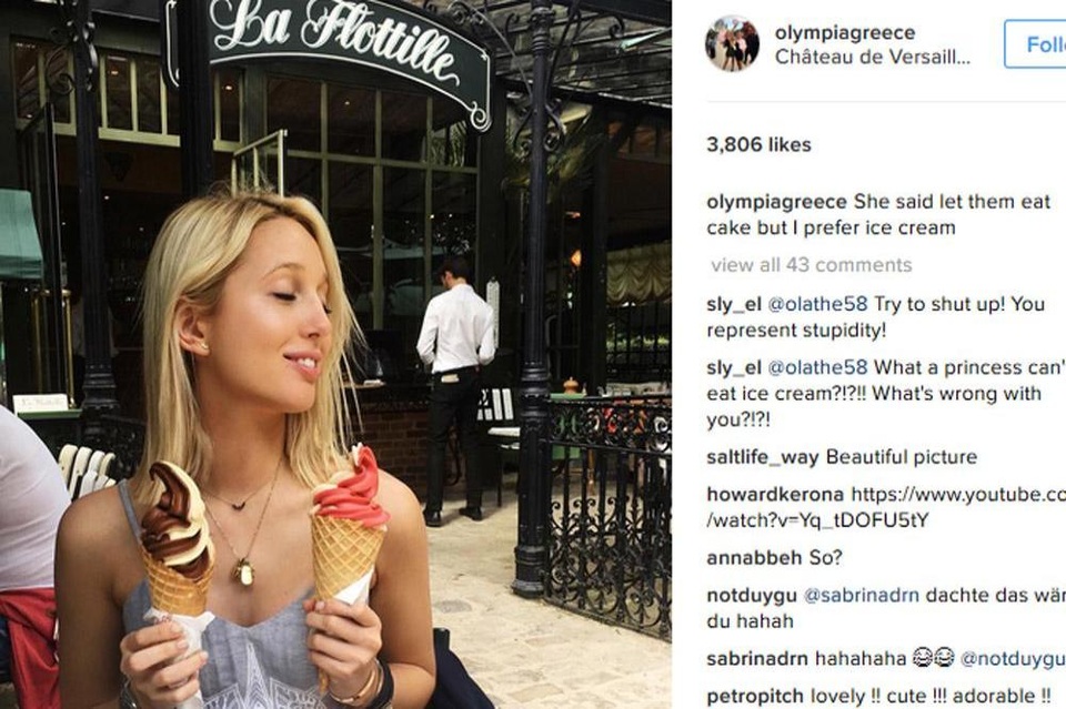 Trang Instagram cá nhân của cô tràn ngập những chuyến du lịch ăn chơi khắp thế giới