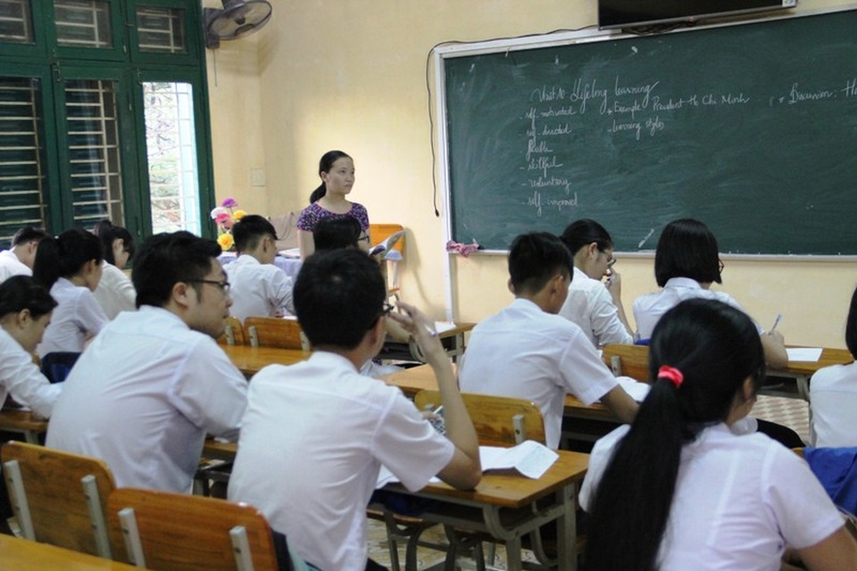 Tập trung củng cố kiến thức cho học sinh trước kỳ thi Quốc gia - 4 Học sinh các trường cũng được tiếp cận về hình thức thi trắc nghiệm để thích ứng với sự thay đổi trong Kỳ thi