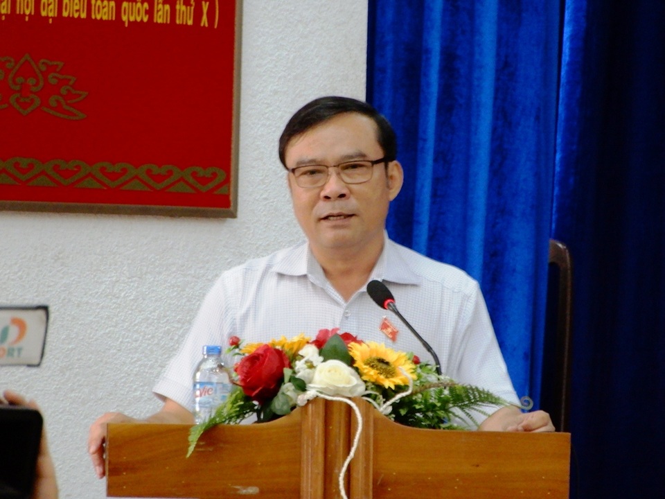 Đề nghị thu hồi tài sản lãnh đạo Đà Nẵng nhận từ doanh nghiệp - 3 Ông Nguyễn Bá Sơn - Phó Trưởng đoàn chuyên trách Đoàn đại biểu Quốc hội Đà Nẵng trả lời ý kiến của các cử tri