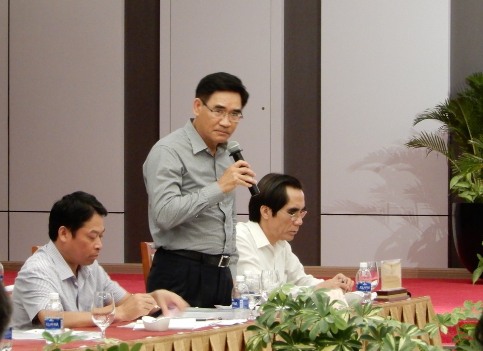 Dự án sân bay Long Thành: Thu hồi đất một lần là không khả thi? - 3 Ông Trần Văn Vĩnh - Phó chủ tịch UBND tỉnh Đồng Nai phát biểu tại phiên họp
