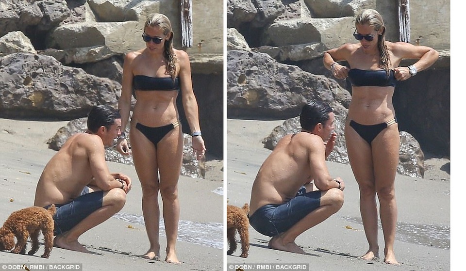 Vừa tái hợp Katy Perry, Orlando Bloom lại cặp gái lạ - 4