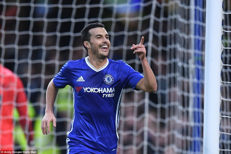 
Pedro tỏa sáng với một cú đúp ở trận đấu này
