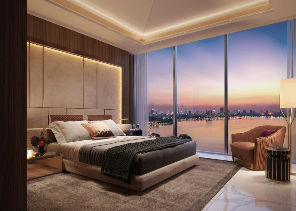 
View của căn penthouse duplex tại Sun Grand City Ancora Residence
