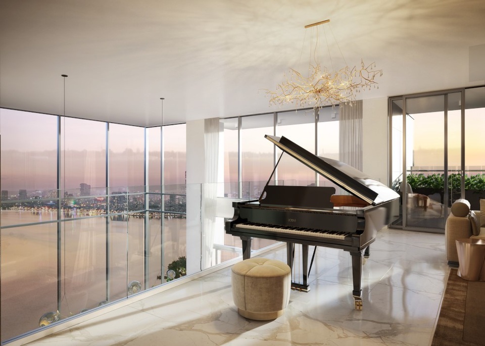 
Penthouse duplex Ancora Residence tiếp cận những triết lý chuẩn mực nhất của penthouse
