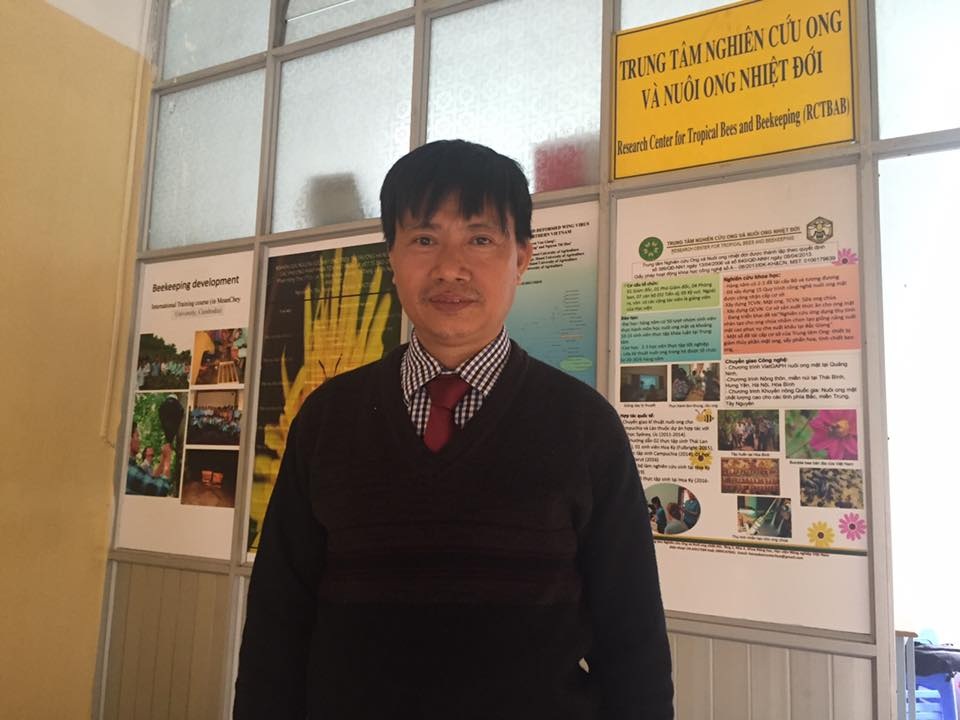 PGS.TS.Phạm Hồng Thái- Giám đốc Trung tâm Nghiên Cứu Ong và Nuôi ong Nhiệt đới