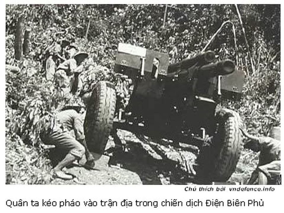 Pháo binh hiện đại từ Lào Cai theo bè mảng xuôi sông Hồng trong kháng chiến chống Pháp - 2
Pháo binh hiện đại tham gia chiến dịch Điện Biên lịch sử đầu năm 1954 (Ảnh: Bảo tàng pháo binh Việt Nam)