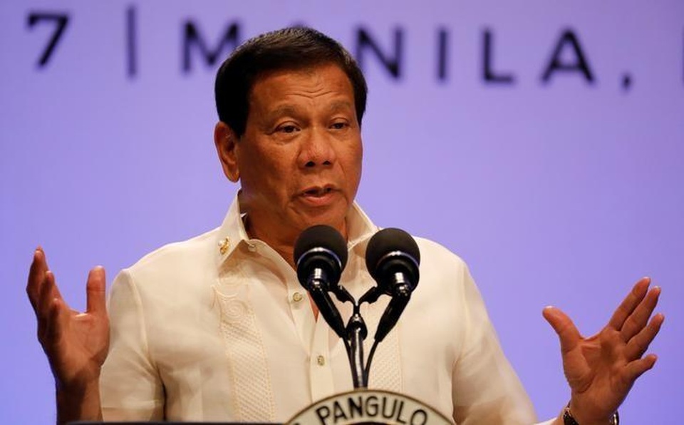 Philippines từ chối vũ khí cũ của Mỹ - 1
Tổng thống Philippines Rodrigo Duterte. (Ảnh: Reuters)