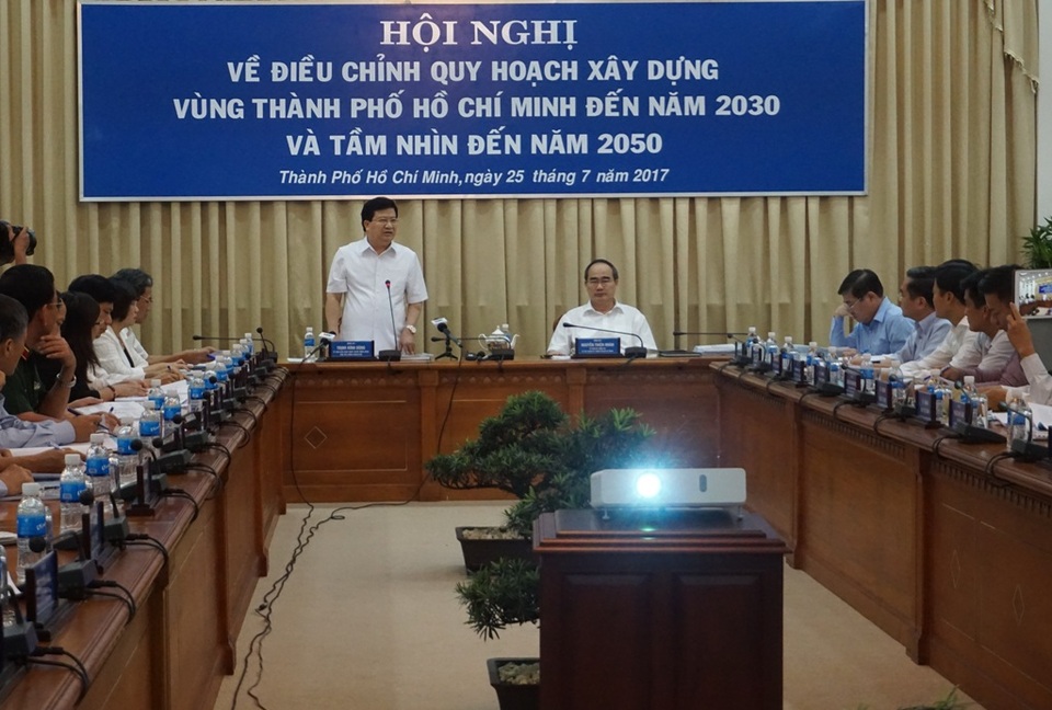 Phó Thủ tướng chỉ rõ một điểm yếu của TPHCM - 1 Phó Thủ tướng Trịnh Đình Dũng chủ trì cuộc họp về điều chỉnh quy hoạch vùng TPHCM tầm nhìn 2030 đến 2050