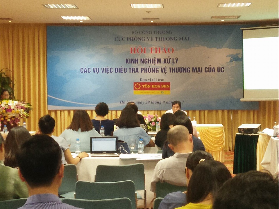 Không muốn thua kiện doanh nghiệp phải chủ động phòng vệ - 1 Khá nhiều doanh nghiệp quan tâm đến vấn đề phòng vệ thương mại tại thị trường Úc