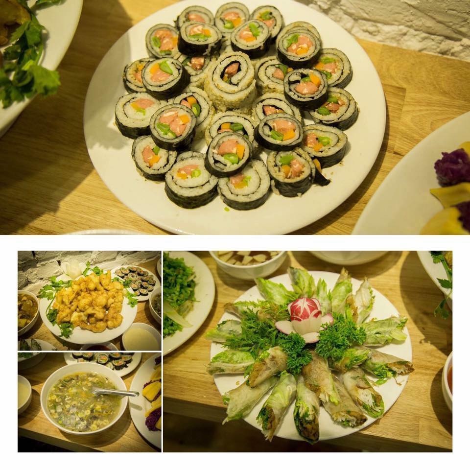 Dịch vụ đặt mâm cỗ chay trọn gói phục vụ rằm tháng Giêng đang diễn ra nhộn nhịp trên mạng